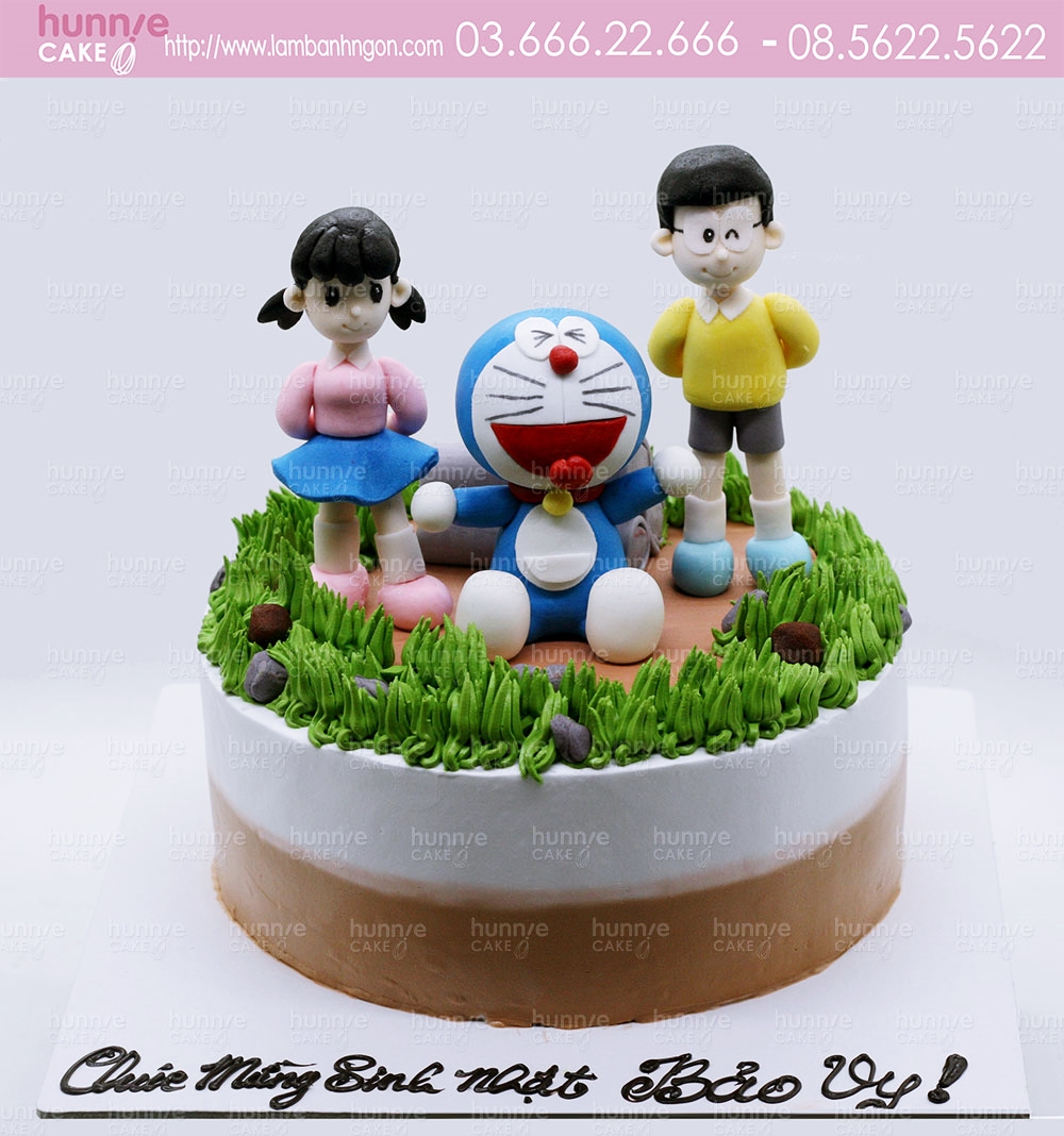 Bộ sưu tập 6 mẫu bánh sinh nhật dành cho bé là fan Doremon!