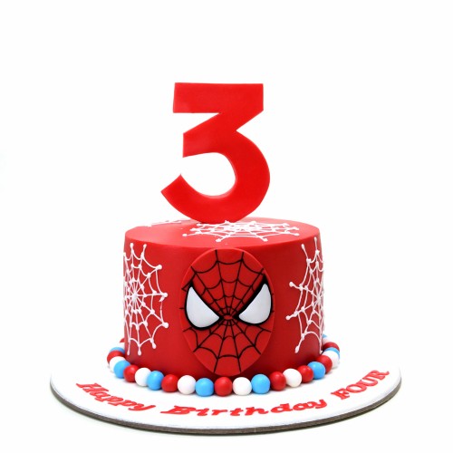 Những chiếc bánh sinh nhật người nhện Spider man đẹp siêu ngầu cho bé trai thích mê