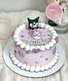Bánh Sinh Nhật Kuromi Độc Đáo - Món Quà Sinh Nhật Ngọt Ngào Cho Fan Của Nhân Vật Sanrio