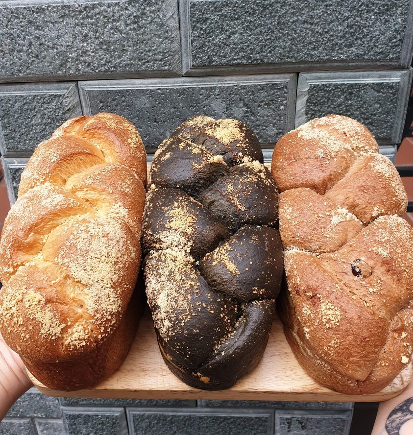 Bánh hoa cúc men tự nhiên nhà làm (brioche sourdough)
