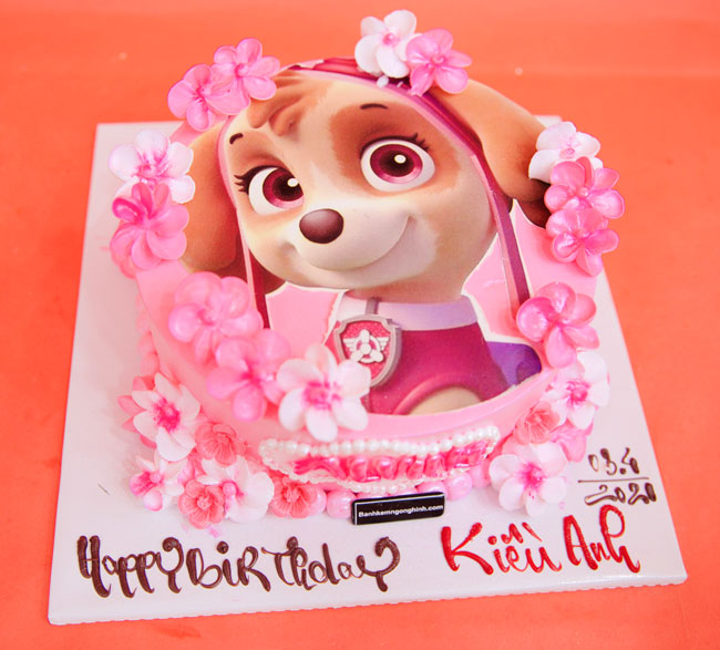Bánh Sinh Nhật Chó Cứu Hộ Paw Patrol – Kỷ Niệm Tuổi Thơ Bằng Hương Vị Ngọt Ngào