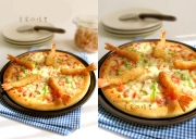 Pizza tôm chiên tẩm bột ngon đến mê mệt