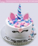 Bánh sinh nhật ngựa Pony - unicorn cực ấn tượng cho con gái yêu của mẹ.