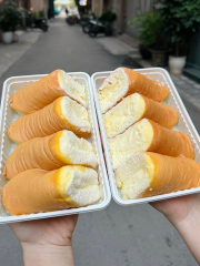 Cách làm bánh Bông lan kem tuyết