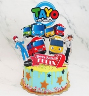 BÁNH SINH NHẬT TAYO - CHIẾC XE BUS NHỎ ĐẸP NHẤT TẶNG BÉ TRAI !!!