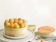 Bánh mousse dưa lưới - Melon Mousse cake