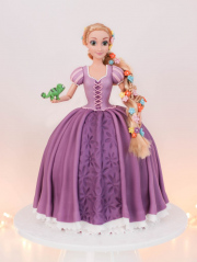 Tuyển tập mẫu bánh sinh nhật công chúa tóc mây Rapunzel đẹp ấn tượng