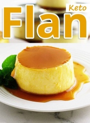 Bánh Flan keto, low carb, das nhà làm