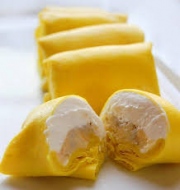 Bánh Crepe Sầu Riêng Dừa