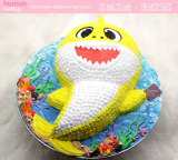 Bánh sinh nhật baby shark cá mập đẹp nhất dành tặng sinh nhật bé