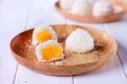 Hướng dẫn cách làm mochi nhân xoài bọc dừa tuyệt ngon