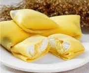 Cách làm Bánh crepe kem tươi sầu riêng (xoài, mít, dâu tây) theo Trần Thục Anh