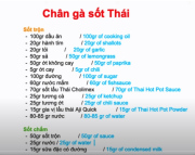 Công thức làm Chân gà sốt Thái kinh doanh, sốt ướp thơm ngon nguyên liệu dễ tìm, cách rút xương chân gà cực dễ