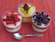 Cách làm Panna Cotta việt quất chua chua mát mát