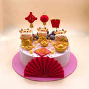 TOP 10 + mẫu bánh sinh nhật hình con trâu dành cho người tuổi Sửu
