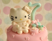 Hướng dẫn cách làm hello kitty fondant cake