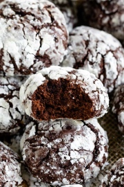 Hướng dẫn và công thức làm Chocolate crinkles