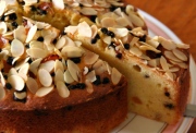 Công thức làm bánh gato phủ hạnh nhân - almond cake