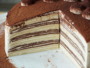 Công thức Bánh crepe nhiều lớp Tiramisu” Không Đường