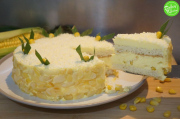 CÁCH LÀM BÁNH KEM BẮP - CORN MOUSSE CAKE