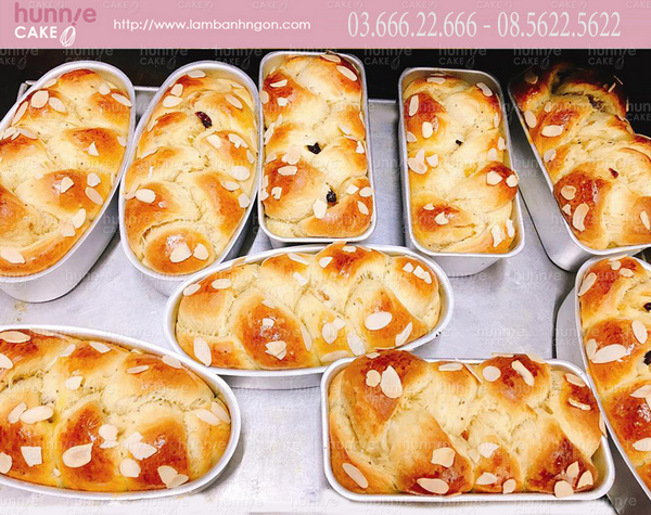 Mê mẩn bánh mì hoa cúc với những hương vị khác nhau
