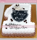 Bánh in ảnh logo thương hiệu công ty cửa hàng 1904