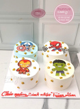Set 4 Bánh Sinh Nhật Siêu Nhân Marvel Cho Bé Trai Độc Đáo & Ấn Tượng 13491