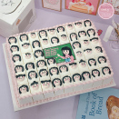 Bánh sinh nhật chia miếng vẽ hình cô giáo và học sinh tổng kết cuối năm