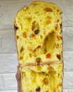 Mặt cắt bánh panettone