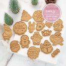 Set cookie tự trang trí tại nhà chủ đề giáng sinh